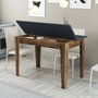 Hanah Home Kiev 504 - Mesa de cocina Nogal y Antracita